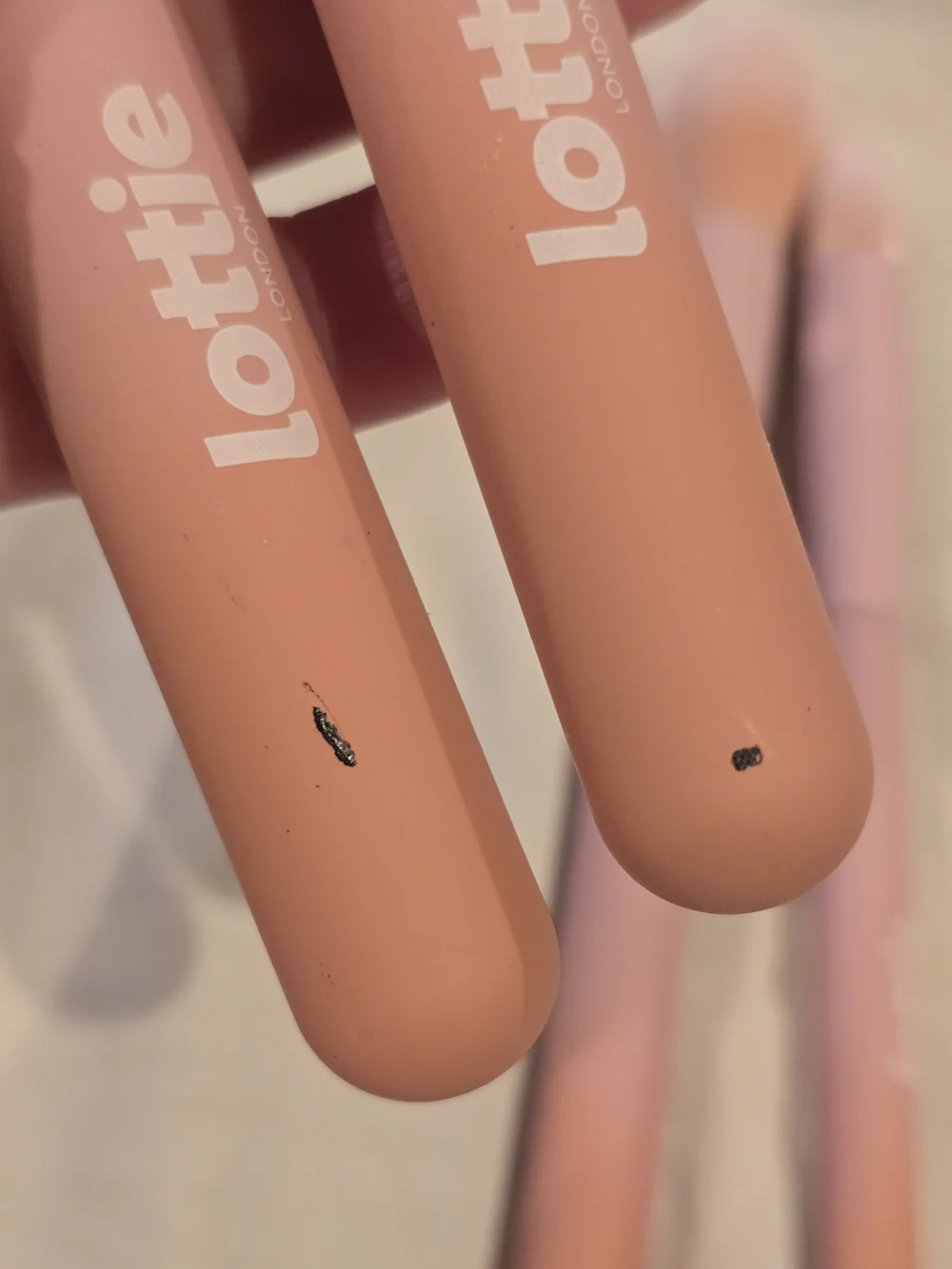 Lottie London Pink 4-Piece Makeup Brush Set